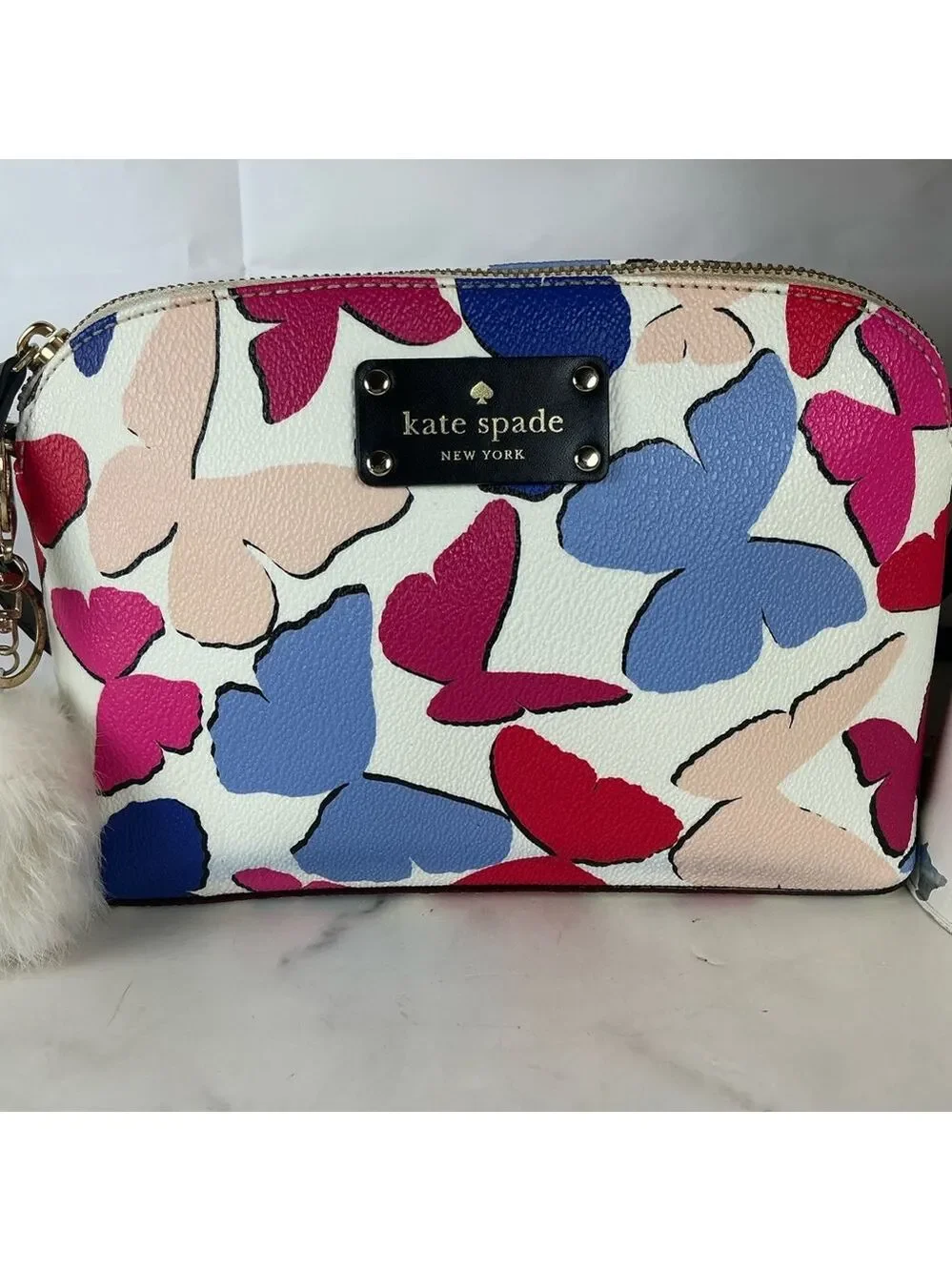 Kate Spade New York Wellesley Festive Butterflies Multi‎ Crossbody Small Bag